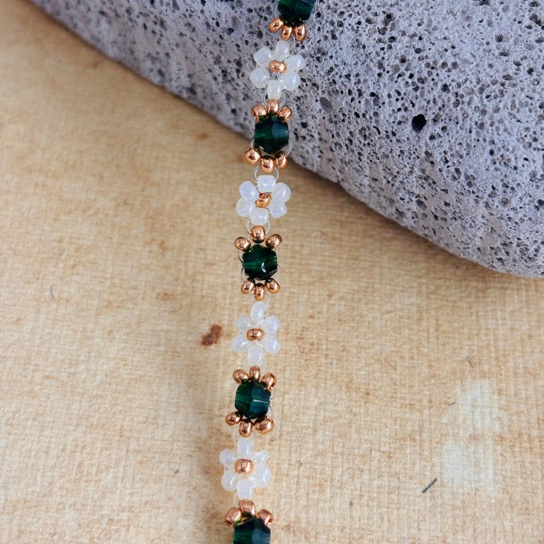 Green Crystal Bracelet - Image 5