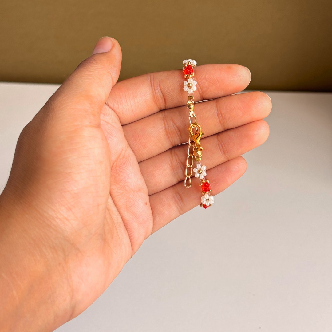 Orange Crystal Bracelet - Image 3