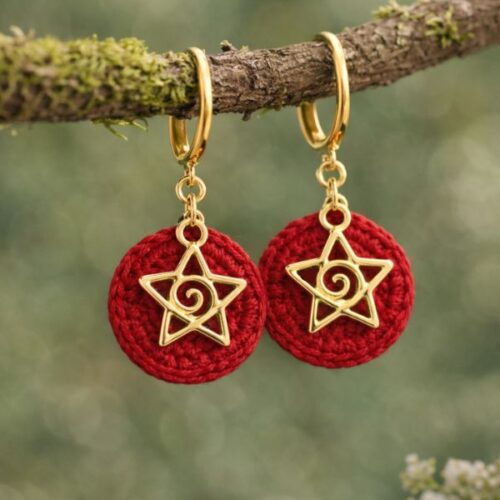 Star Crochet Earrings